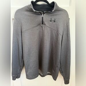 Under Armour Gray 1/4 Zip Pullover Sweatshirt Size Medium